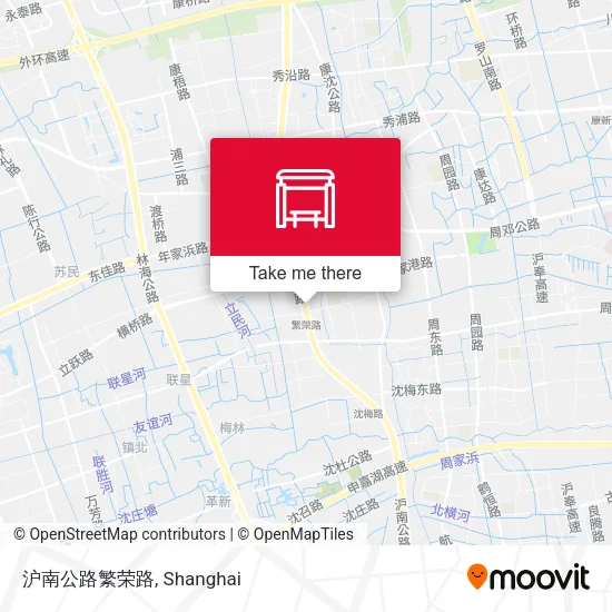 沪南公路繁荣路 map