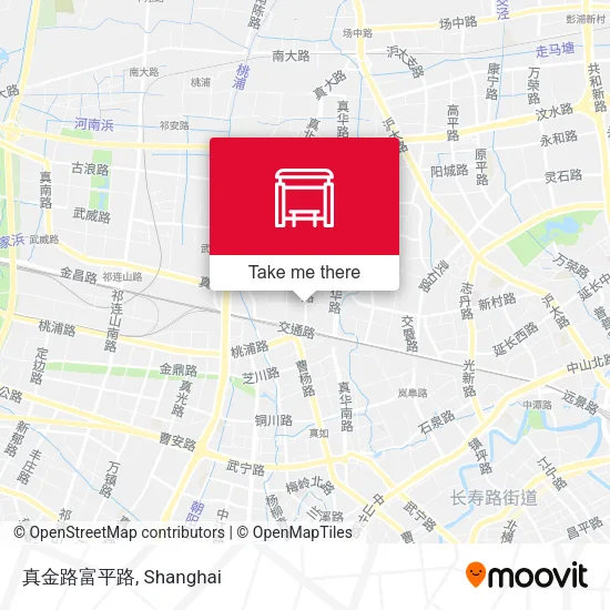 真金路富平路 map