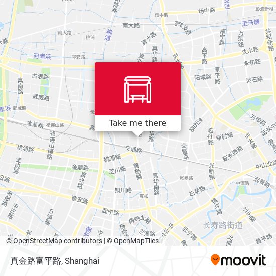 真金路富平路 map