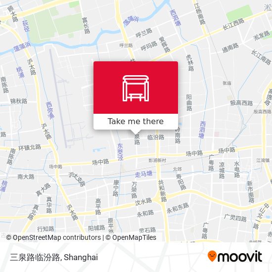 三泉路临汾路 map