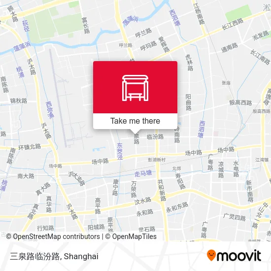 三泉路临汾路 map