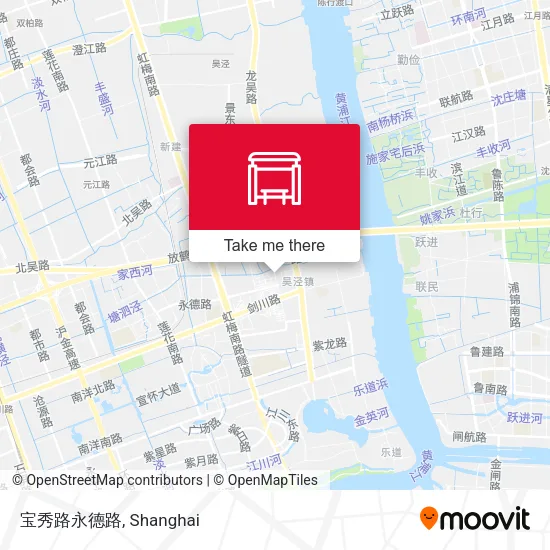 宝秀路永德路 map