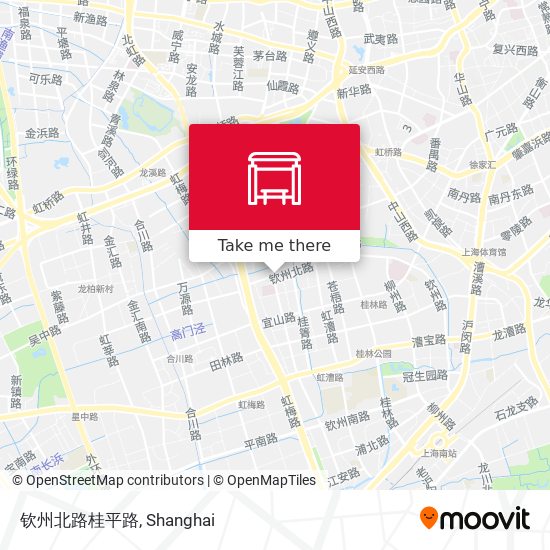 钦州北路桂平路 map