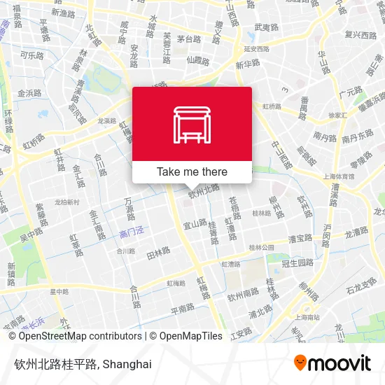 钦州北路桂平路 map