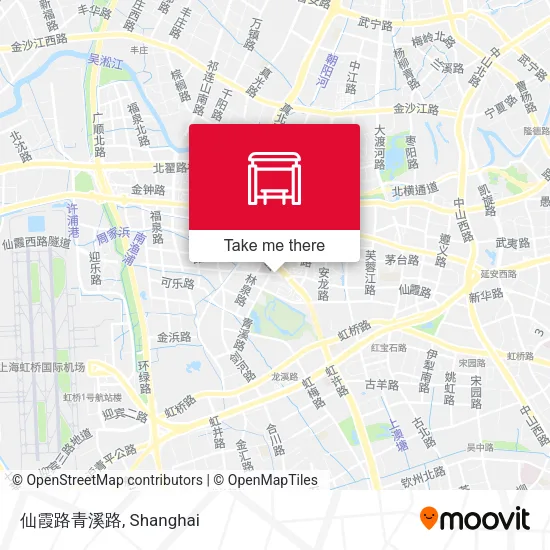 仙霞路青溪路 map
