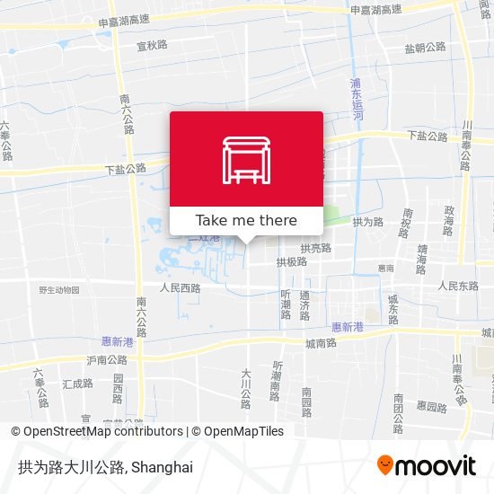 拱为路大川公路 map