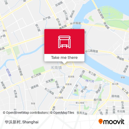华浜新村 map