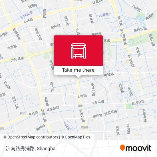 沪南路秀浦路 map