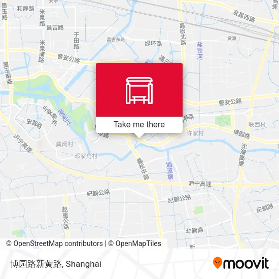 博园路新黄路 map