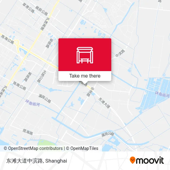 东滩大道中滨路 map