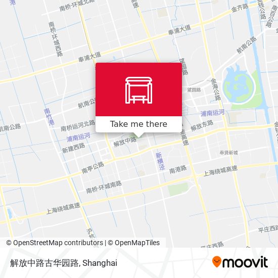 解放中路古华园路 map