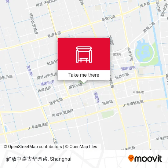 解放中路古华园路 map