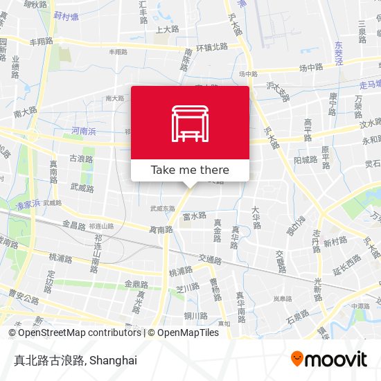 真北路古浪路 map