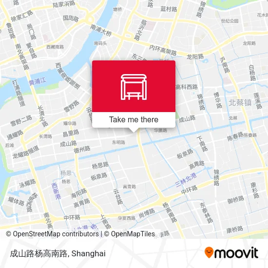 成山路杨高南路 map