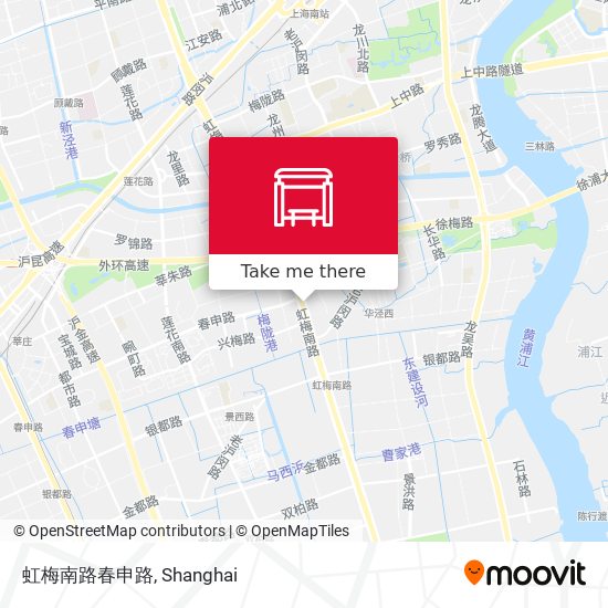 虹梅南路春申路 map