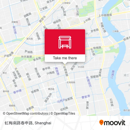 虹梅南路春申路 map