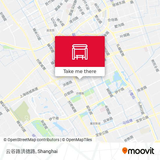 云谷路洪德路 map