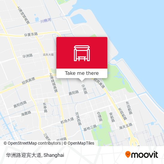 华洲路迎宾大道 map