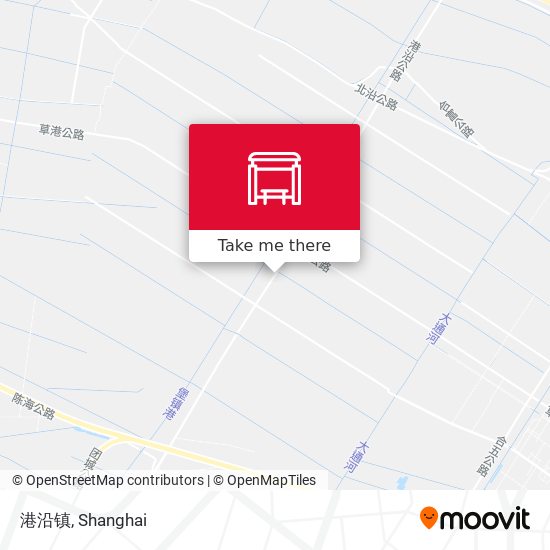 港沿镇 map