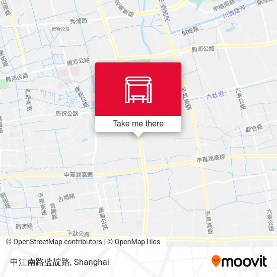 申江南路蓝靛路 map