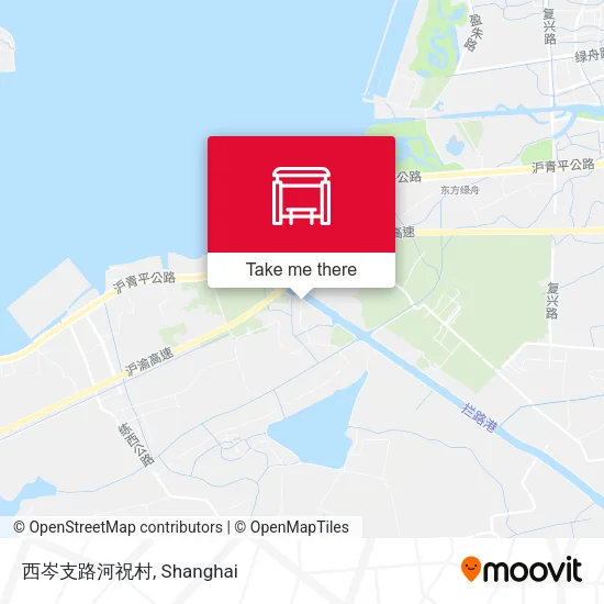 西岑支路河祝村 map