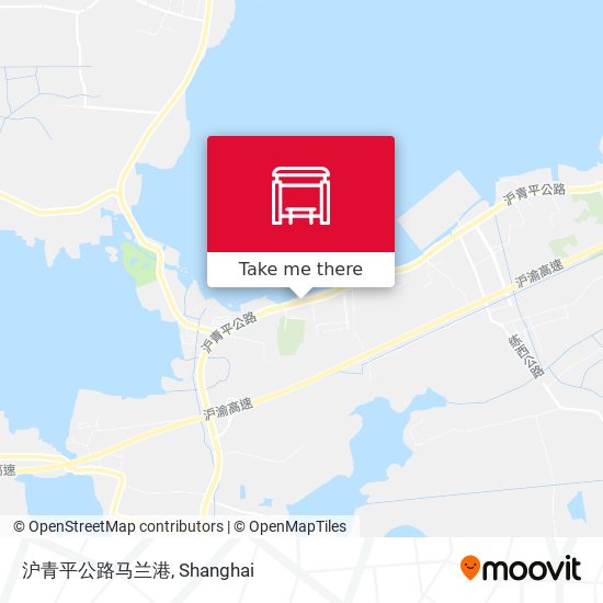沪青平公路马兰港 map