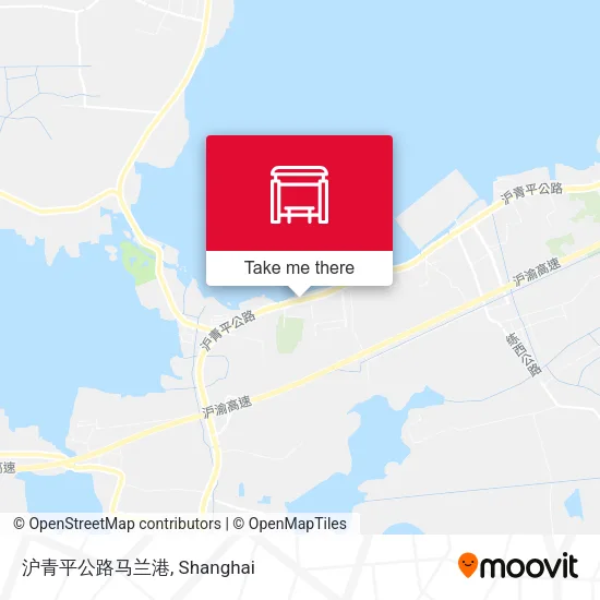 沪青平公路马兰港 map