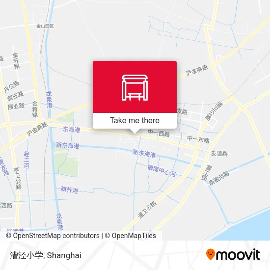 漕泾小学 map