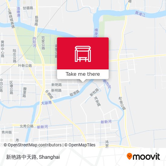 新艳路中天路 map