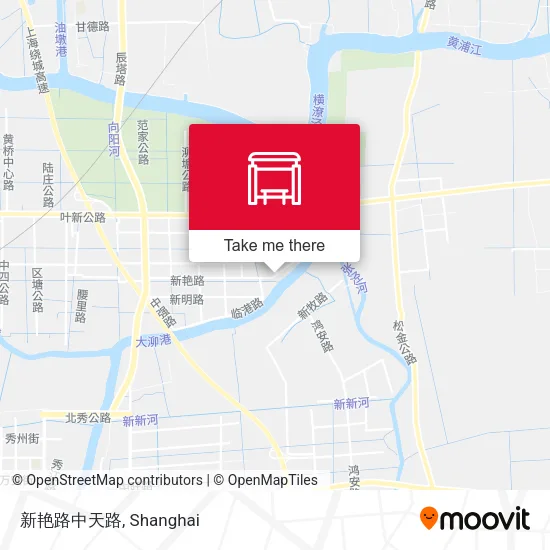 新艳路中天路 map