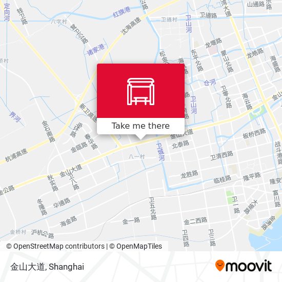 金山大道 map