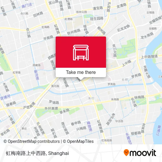 虹梅南路上中西路 map