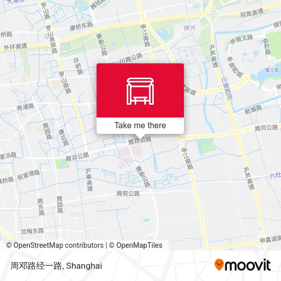 周邓路经一路 map