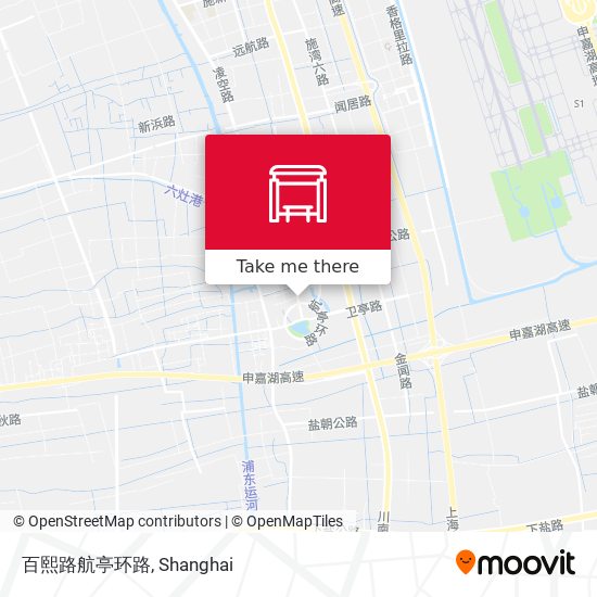 百熙路航亭环路 map