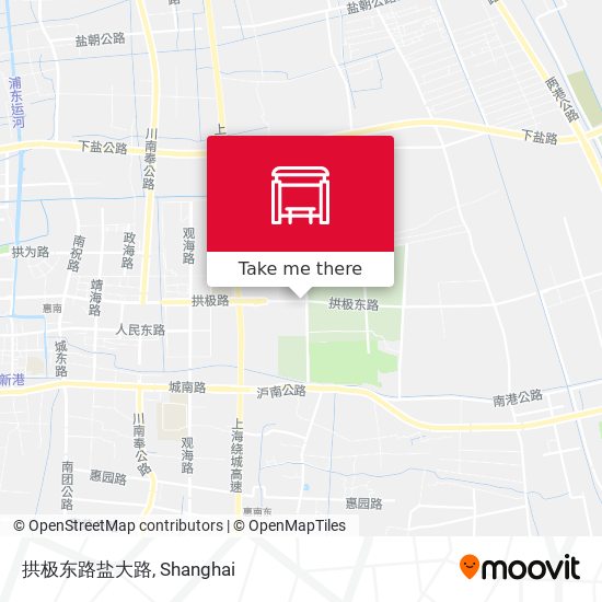 拱极东路盐大路 map