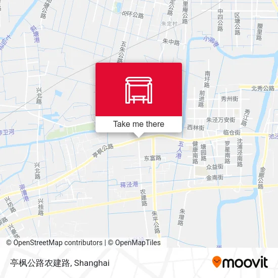 亭枫公路农建路 map