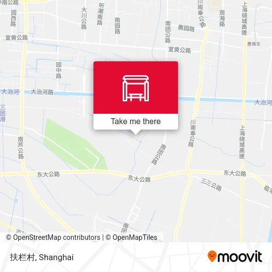 扶栏村 map