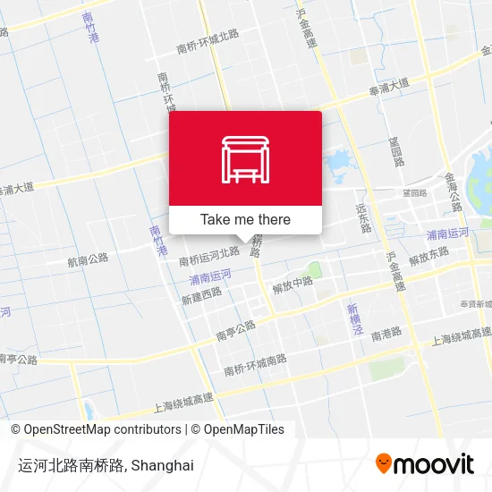 运河北路南桥路 map