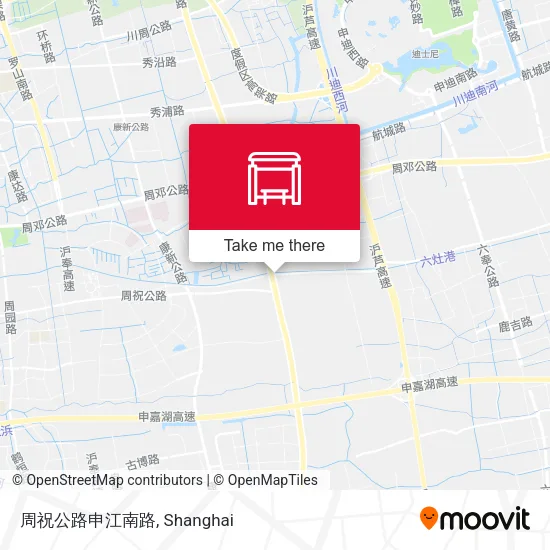 周祝公路申江南路 map