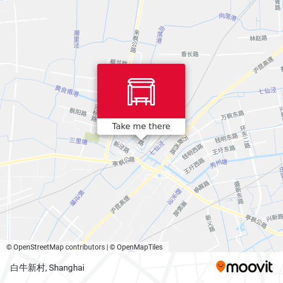 白牛新村 map