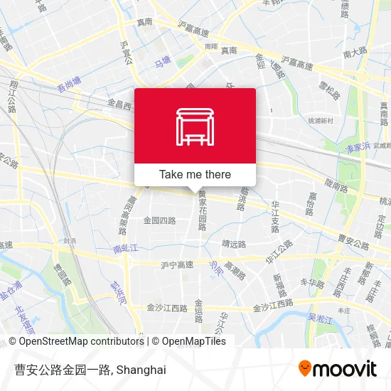 曹安公路金园一路 map