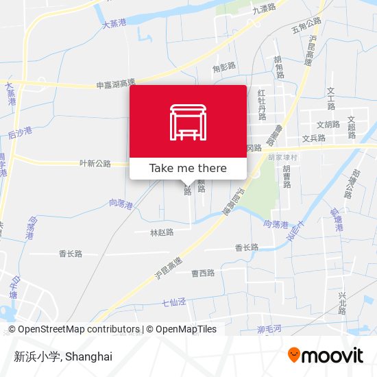 新浜小学 map