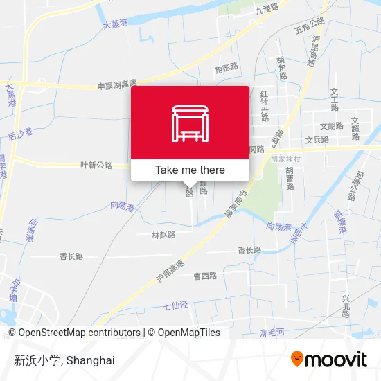 新浜小学 map