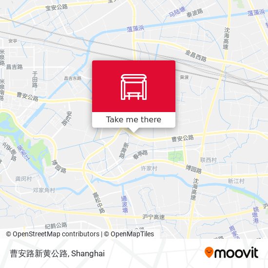 曹安路新黄公路 map