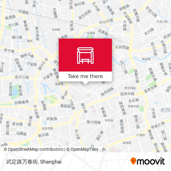 武定路万春街 map