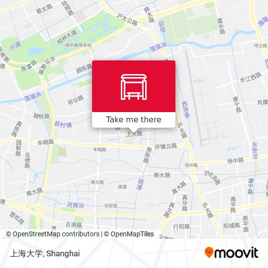 上海大学 map
