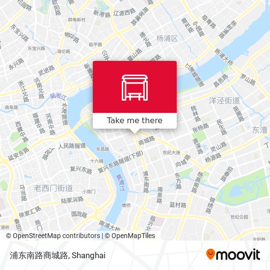 浦东南路商城路 map