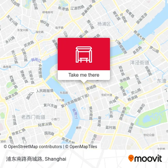 浦东南路商城路 map