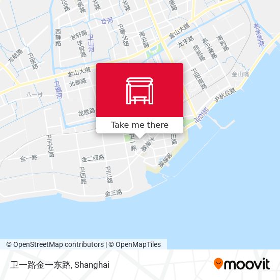 卫一路金一东路 map