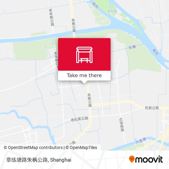 章练塘路朱枫公路 map